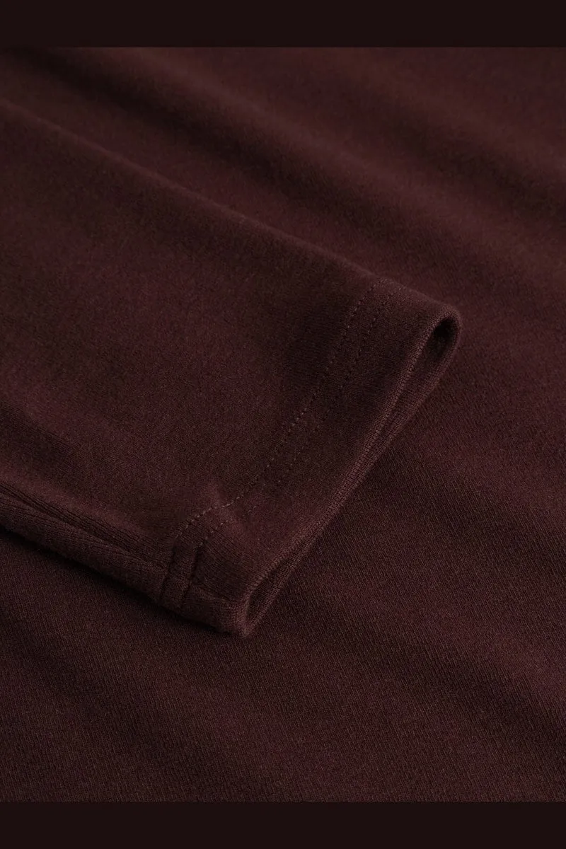 Noella - Lidie Ls Top 14090001 - 1496 - Burgundy Melange