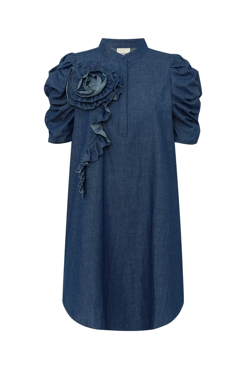 Gossia - Miljago Jo Dress G3388 - Denim Chambrey