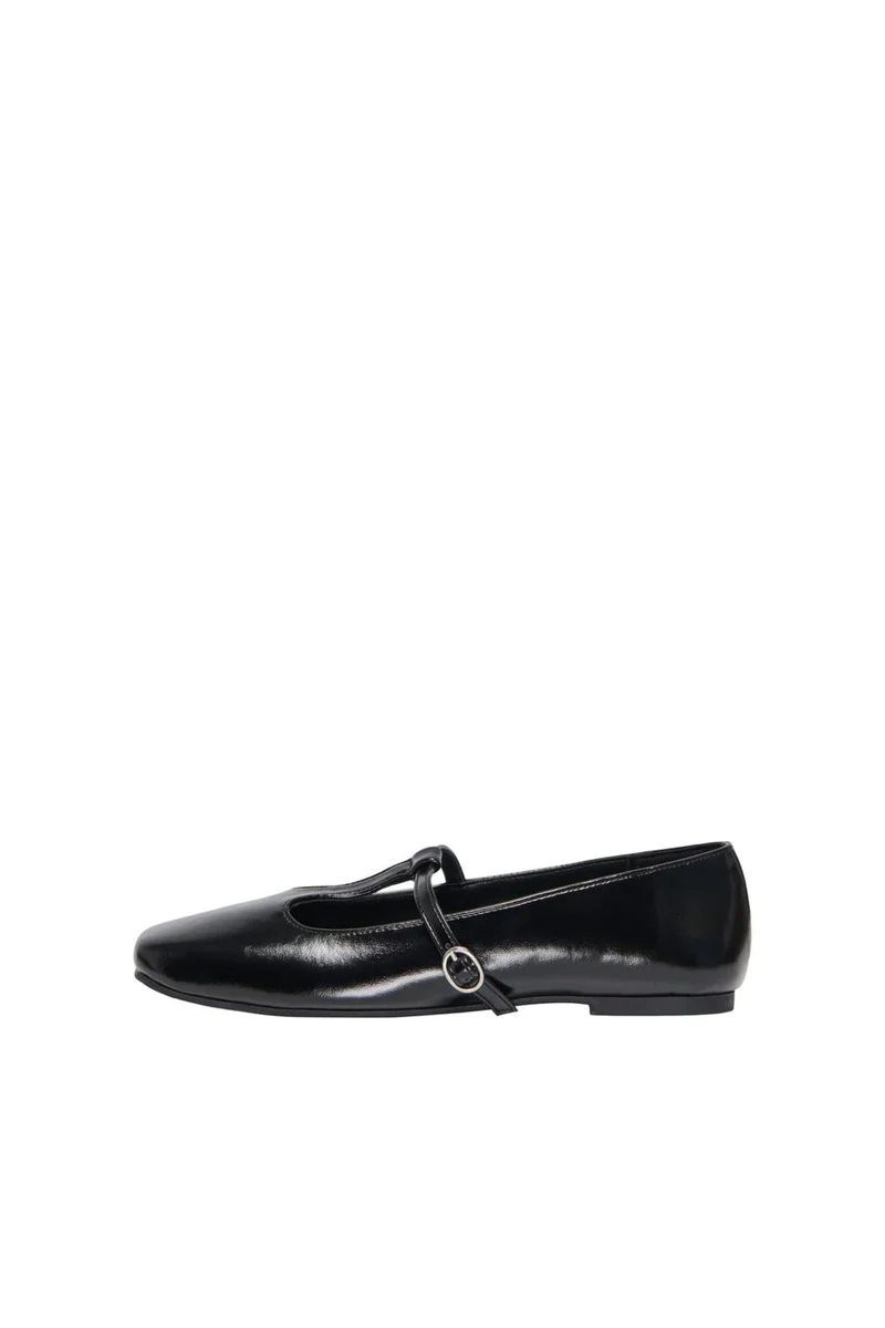 Only - Onlakira-8 Pu T-Strap Ballerina - 5064662 Black