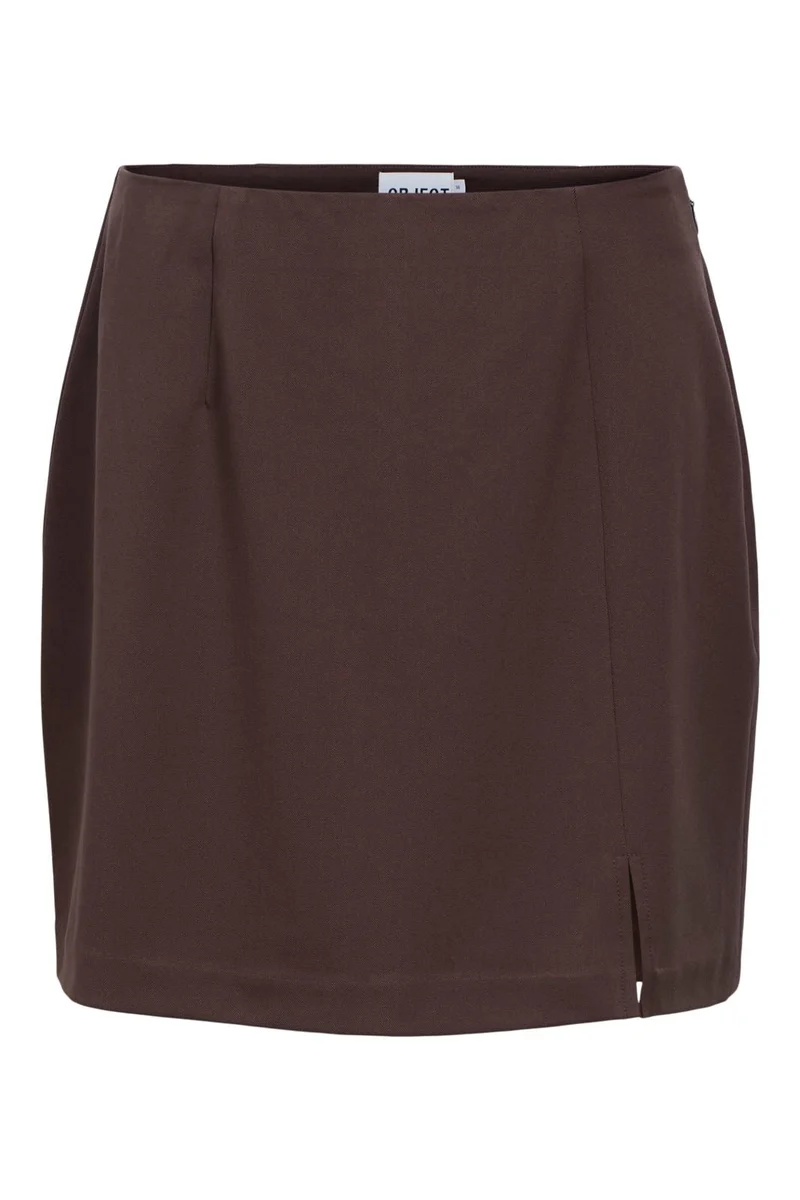 Object - Objlisa Mini Skirt - 4922597 Seal Brown