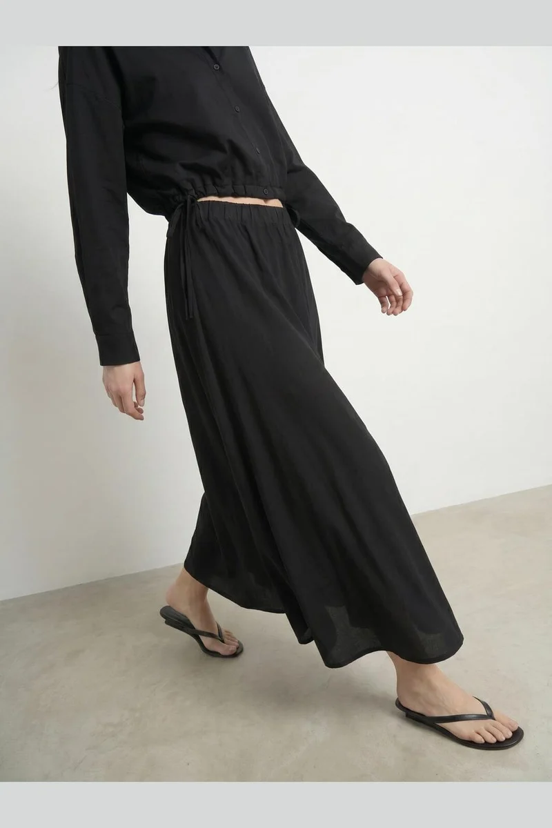 Hypedrop - Hdenya Maxi Skirt 32000732 - 5242688 - Black