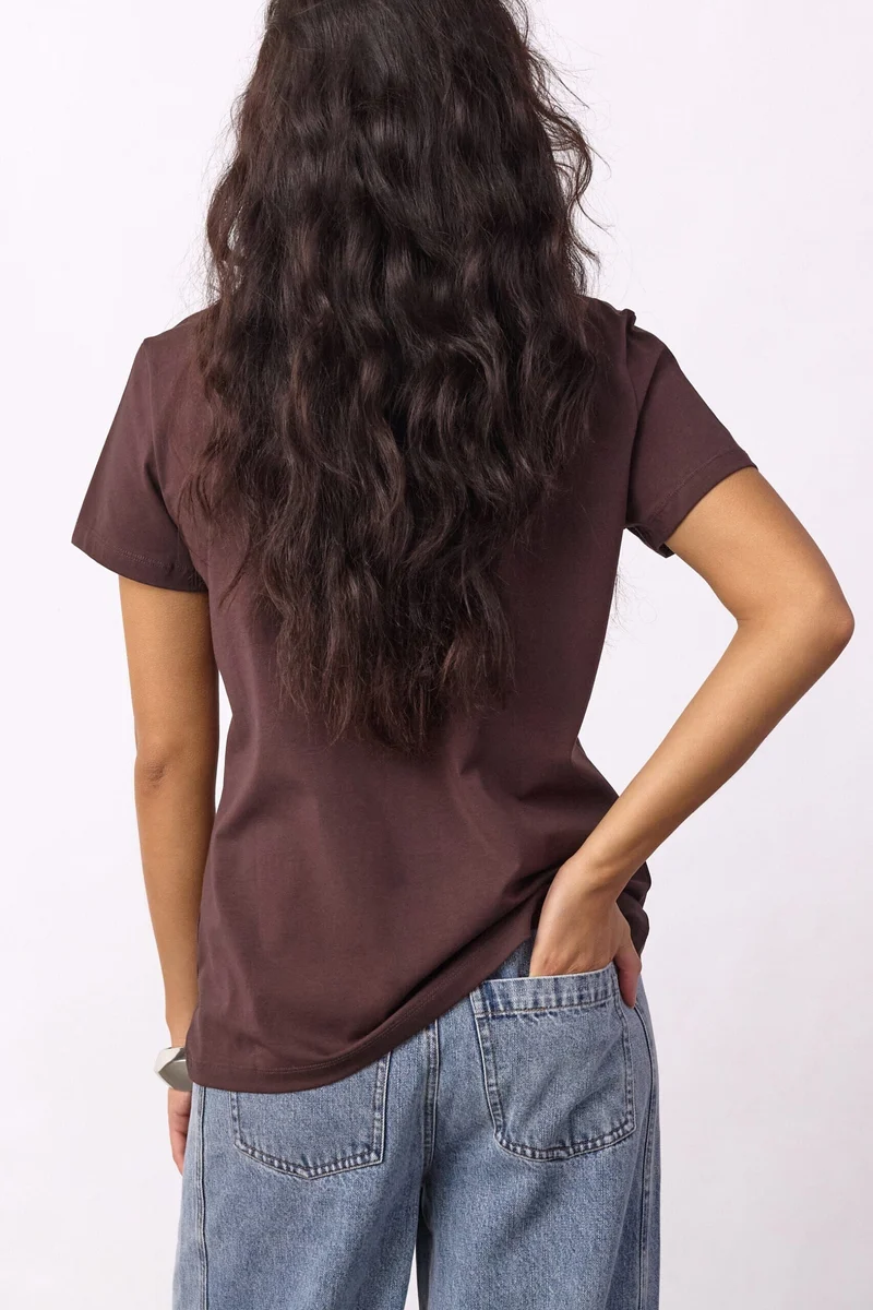 Co´Couture - 43002 Co´Couturecc Tee 500101 - 20015 - Chocolate Plum