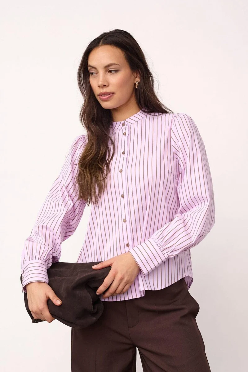 Co´Couture - Sigridcc Stripe Shirt 500198 - 35006 - Rosebloom