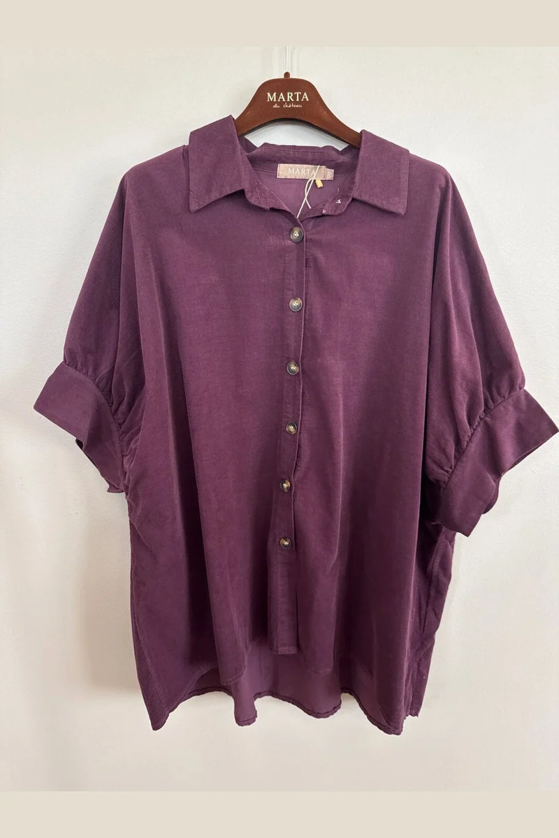 Marta Du Chateau - Mdckaori Shirt 86250v - Bourgogne78003