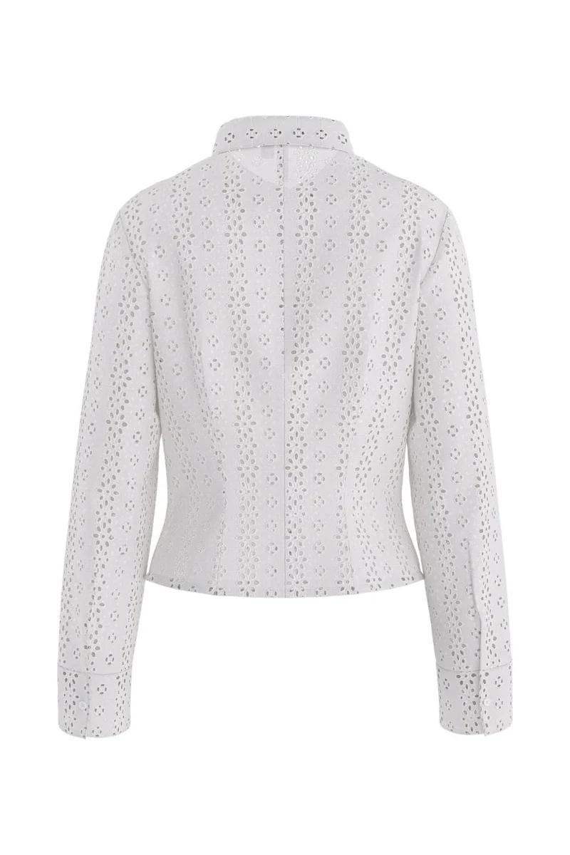 Hypedrop - Hdmarlee Ls Fitted Shirt 32000888 - 5199085 - White