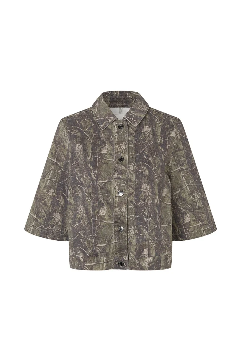 Modström - Cartonmd Print Shirt 59410 - 13070 - Deepwood Camo