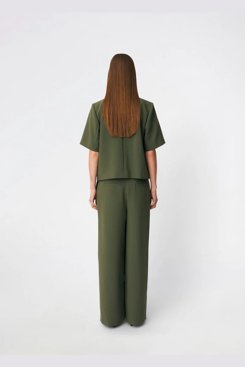 Modström - Galemd Wide Pants 58887 - 2201 - Army Dust