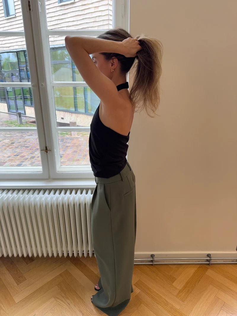 Modström - Galemd Wide Pants 58887 - 2201 - Army Dust