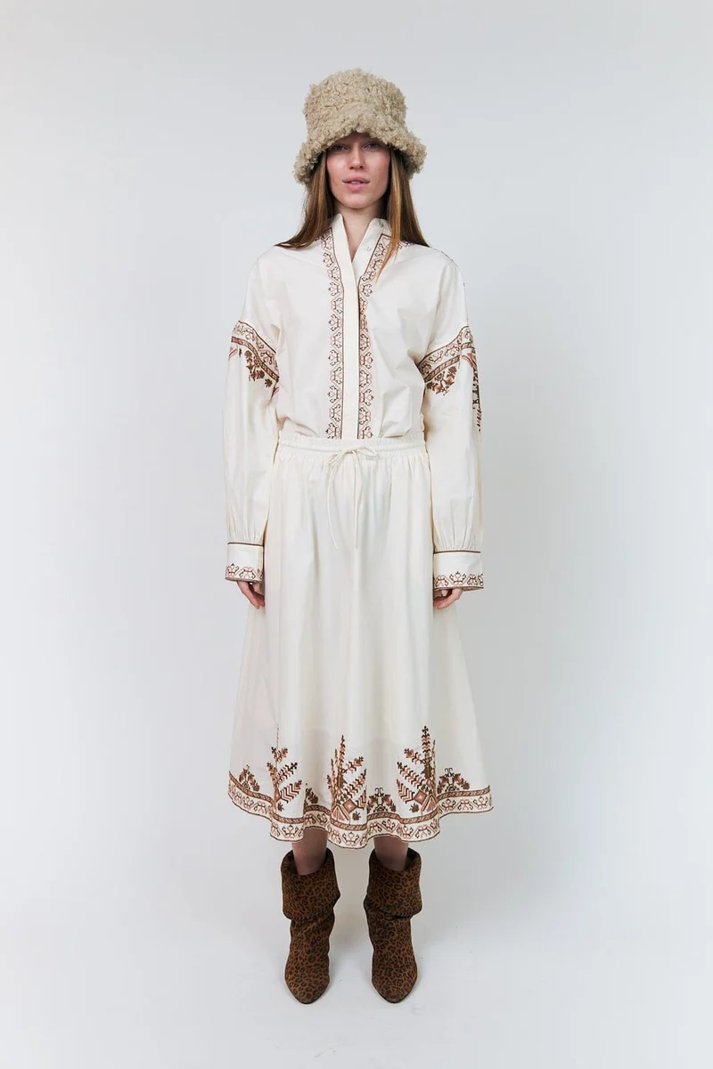 Lollys Laundry - Luciall Shirt Ls 26462-1046 - 02 - Creme