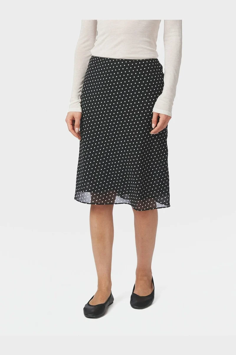 Neo Noir - Mindie Mini Dot Skirt 170111 - 100 - Black