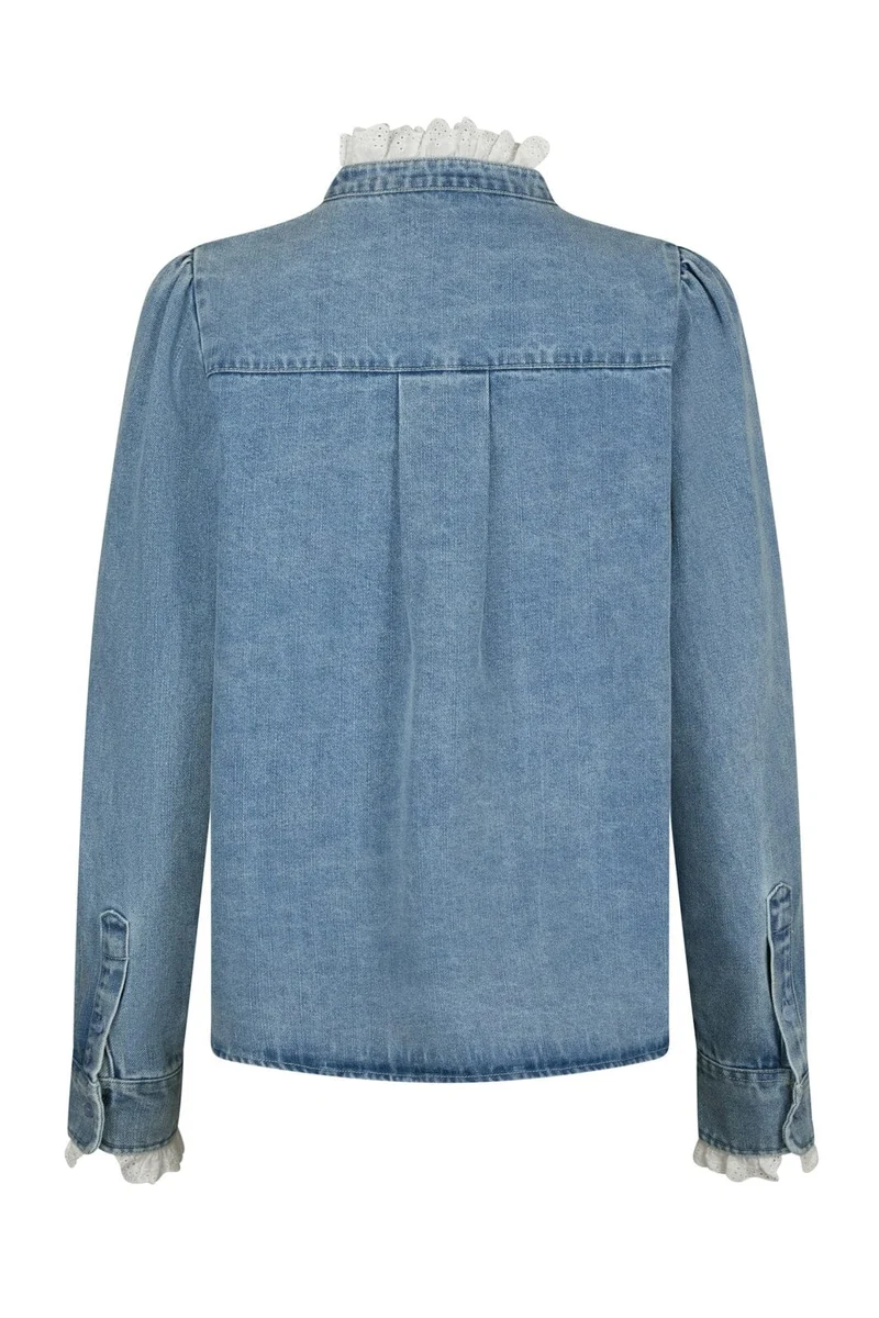 Neo Noir - Imara Denim Shirt 169109 - 145 - Light Blue