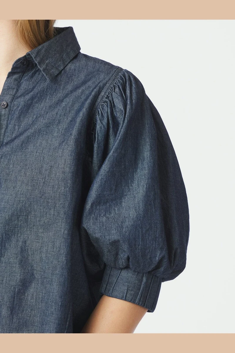 Neo Noir - Etta Denim Shirt 170462 - 140 - Blue