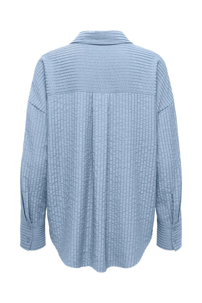 Only - Onloregon Bari L/S Shirt - 5079607 Cashmere Blue