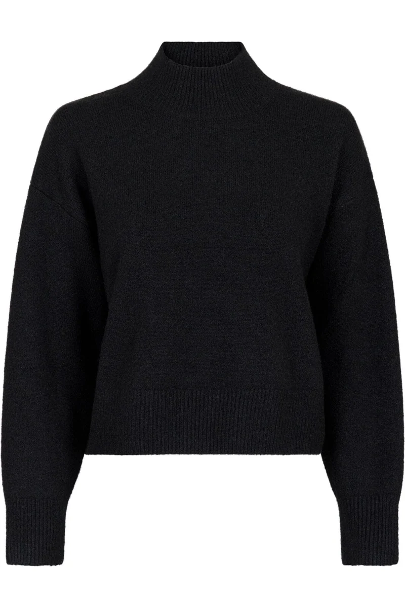 Neo Noir - Paulina Knit Blouse - Black