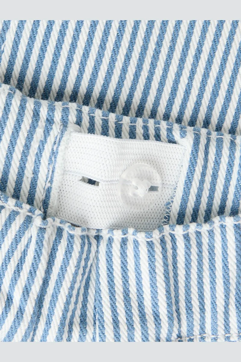 Name It - Nmmnola Tap Stripe Pants Carp 2299-Yf - 5121943 White Moonlight Blue