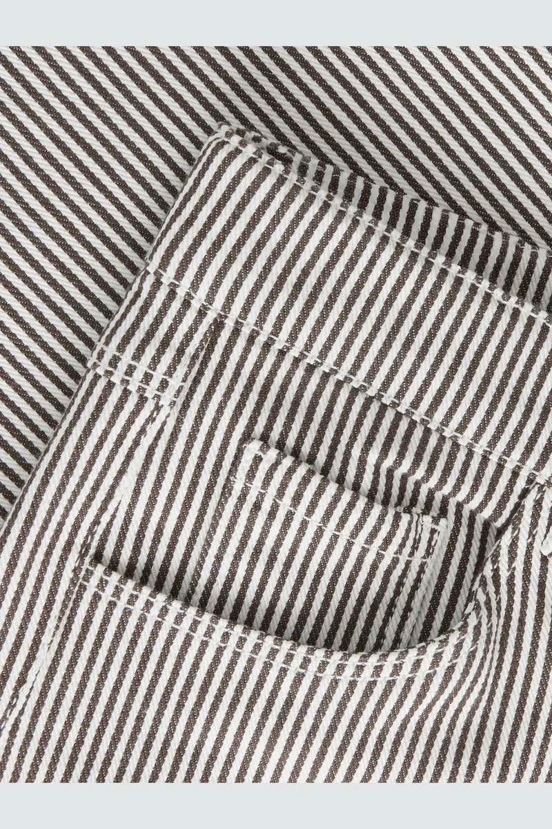 Name It - Nkfrose Wide Stripe Pants 2299-Yf - 5142223 White Delicioso