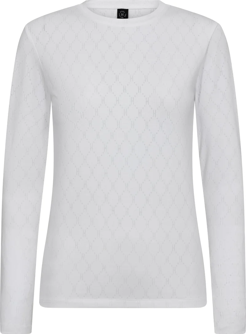 Hype The Detail - Tee L/S, Cotton 600-14 - 1 - Hvid