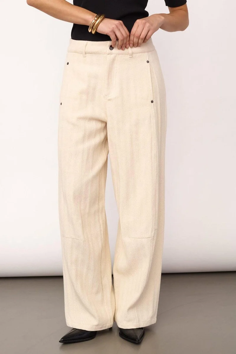 Co´Couture - Calincc Pant 500117 - 10003 - Creme