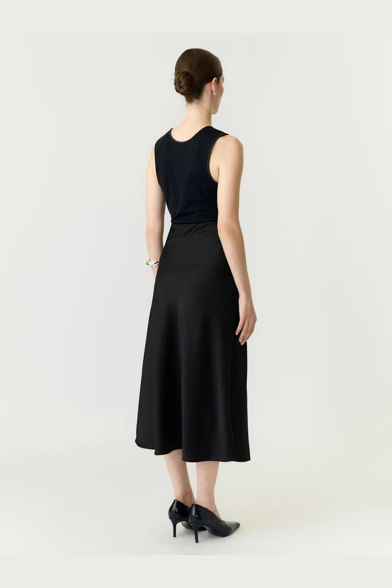 Yas - Yaspella Midi Skirt - 4260229 Black