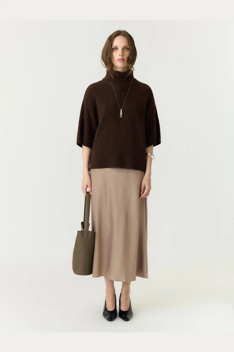 Yas - Yaspella Midi Skirt - 4423640 Fungi