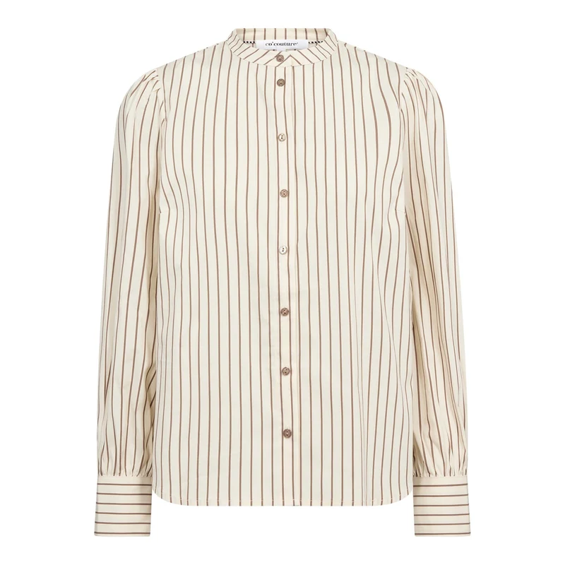 Co´Couture - Sigridcc Stripe Shirt 500198 - 10006 - Bone