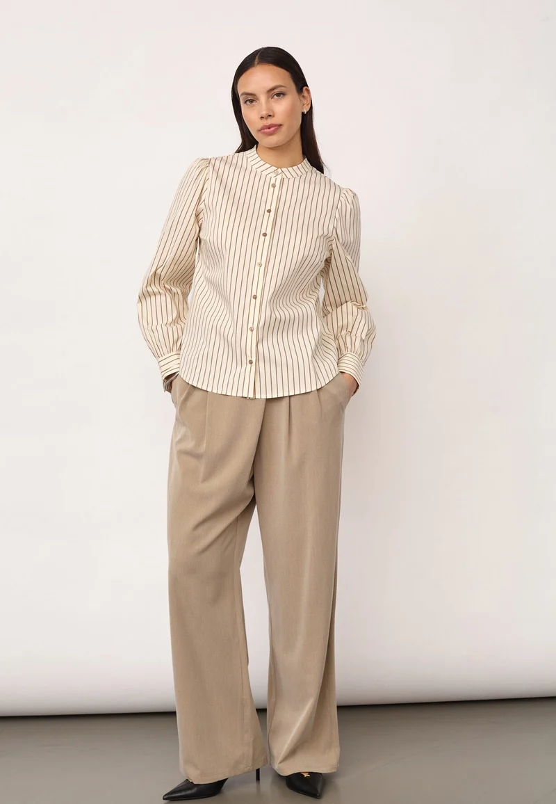 Co´Couture - Sigridcc Stripe Shirt 500198 - 10006 - Bone