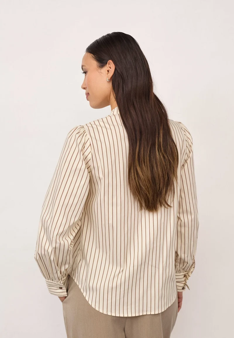 Co´Couture - Sigridcc Stripe Shirt 500198 - 10006 - Bone