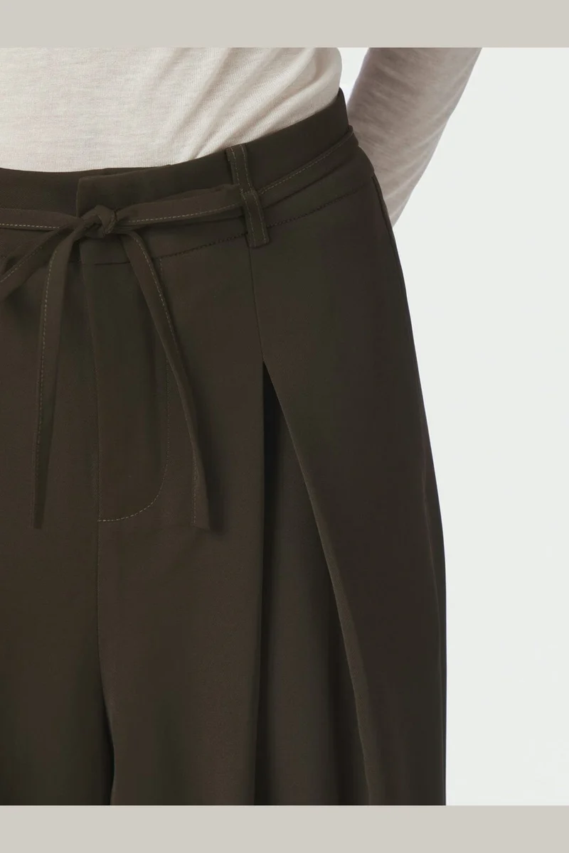 Neo Noir - Eddina Woven Pants 170464 - 676 - Dark Brown
