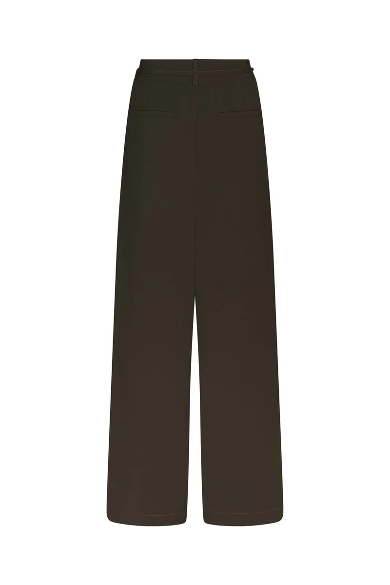 Neo Noir - Eddina Woven Pants 170464 - 676 - Dark Brown