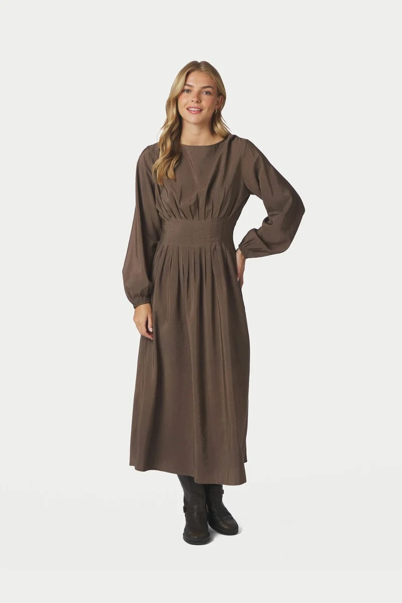 Neo Noir - Kankata Dress 166657 - 811 - Dark Taupe