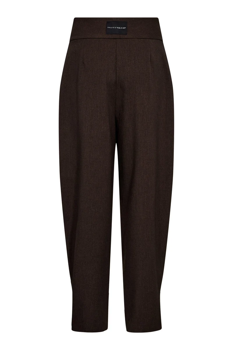 Haute L'Amitié - Zeppe Pleat Pant HL10789 - Mocca Melange