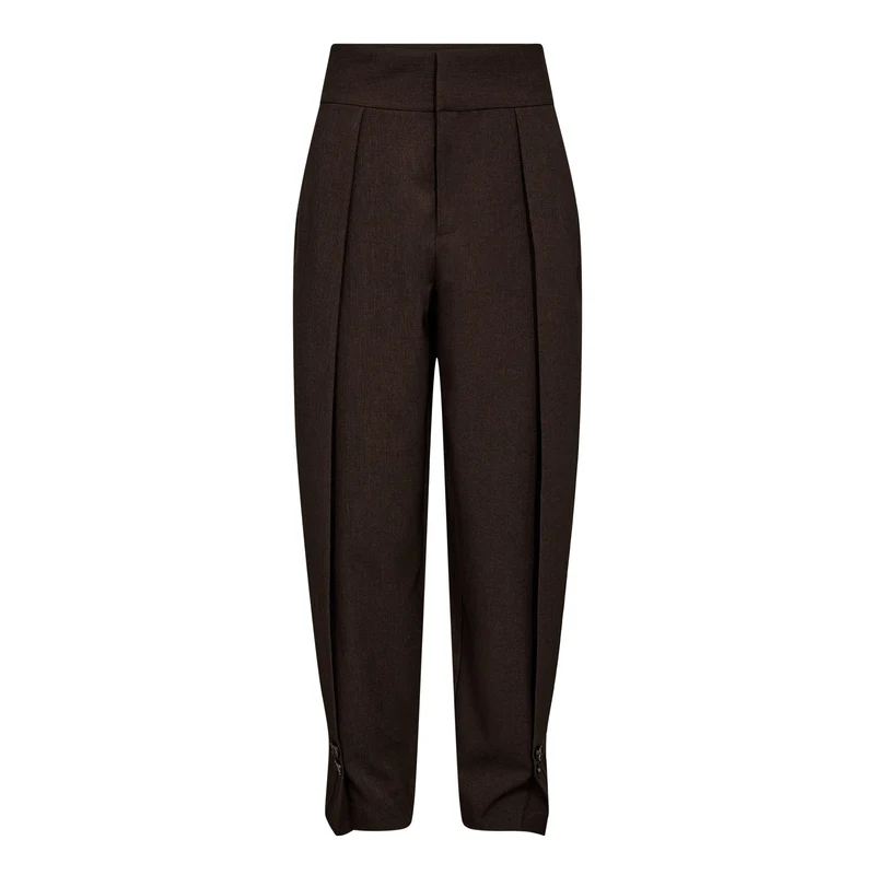 Haute L'Amitié - Zeppe Pleat Pant HL10789 - Mocca Melange