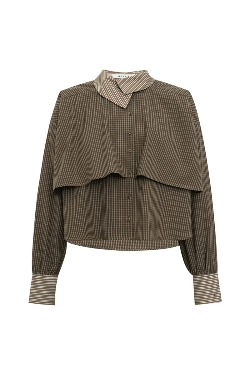 Gossia - Chalinego Shirt G3211 - Brown Checks