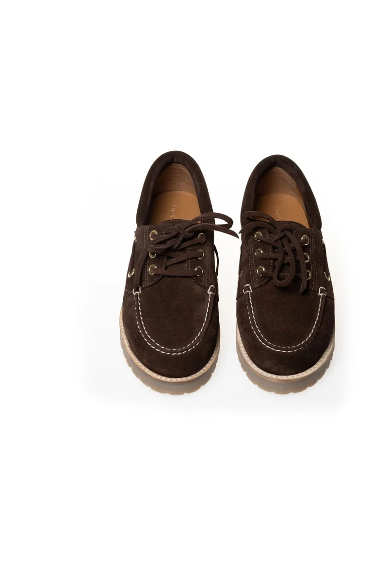 Copenhagen Shoes - The Walk Suede Cs8838 - 004 - Dark Brown