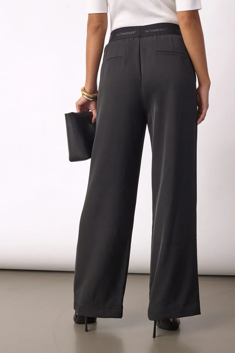 Co´Couture - Alinicc Logo Pant 500148 - 65001 - Black