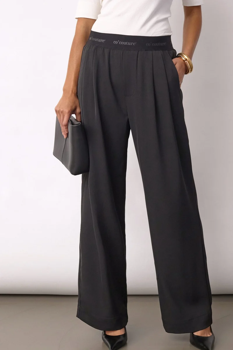 Co´Couture - Alinicc Logo Pant 500148 - 65001 - Black