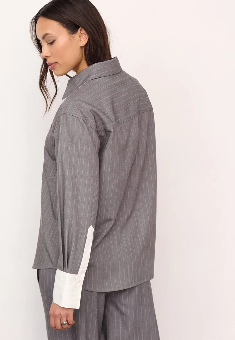 Co´Couture - Pennycc Pin Shirt 500134 - 65003 - Mid Grey