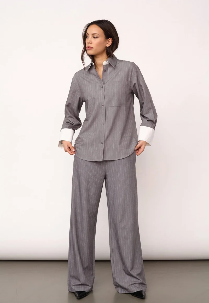 Co´Couture - Pennycc Pin Shirt 500134 - 65003 - Mid Grey