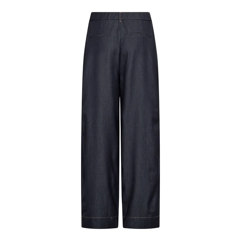 Co´Couture - Terrycc Barrel Pant 500107 - 45006 - Navy Denim