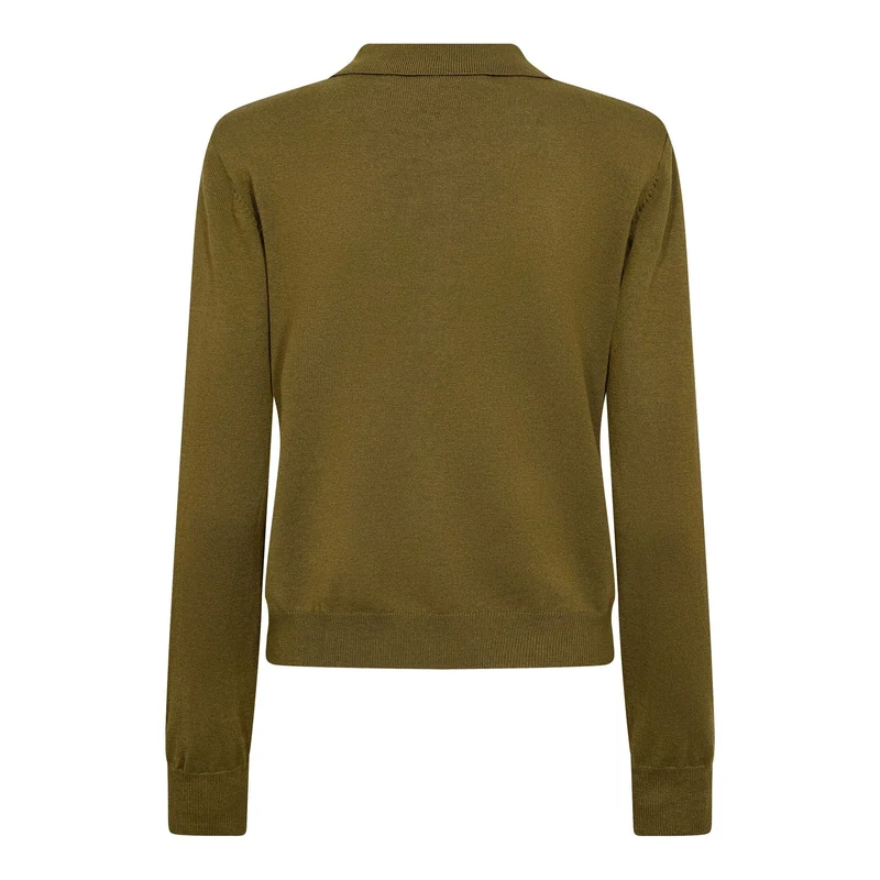Co´Couture - Corycc Padded Polo Knit 500212 - 60007 - Fern Green
