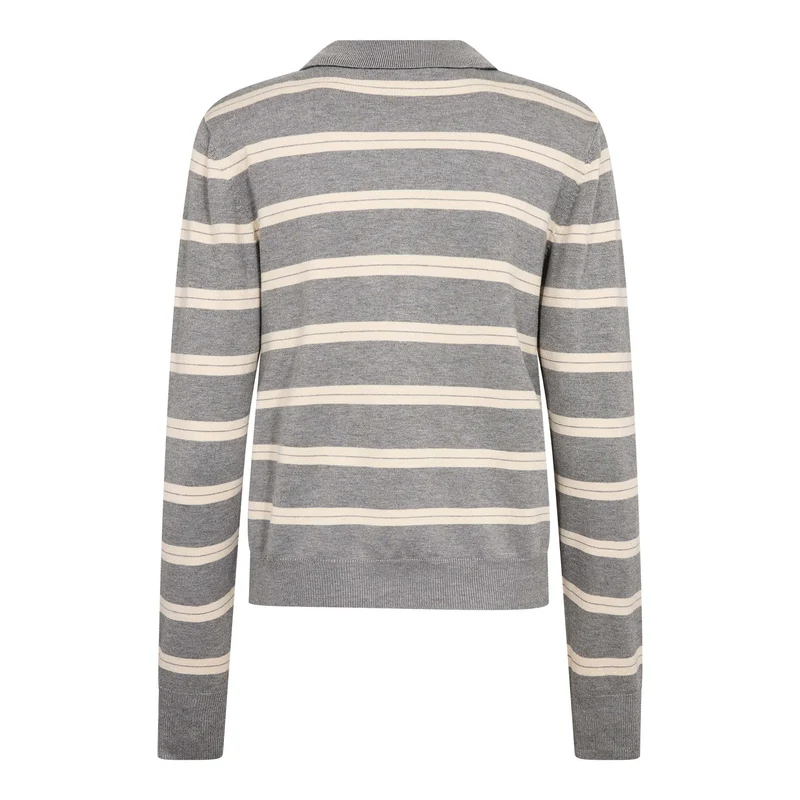 Co´Couture - Luecc Padded Polo Knit 500429 - 10003 - Creme