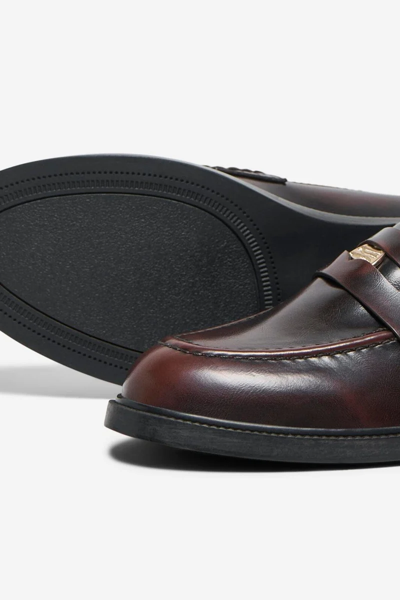 Only - Onllux-12 Button Loafer - 4844550 Decadent Chocolate