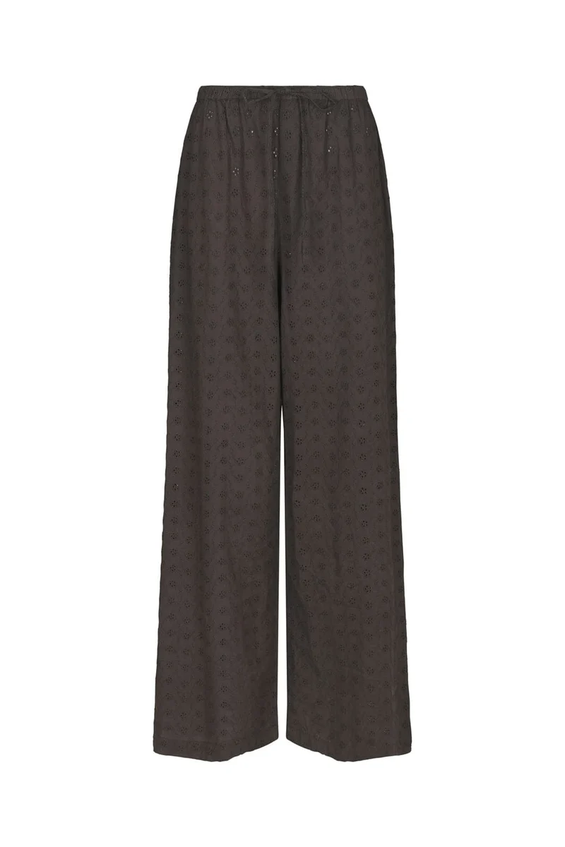 Neo Noir - Emmey Emb Pants 169504 - 676 - Dark Brown