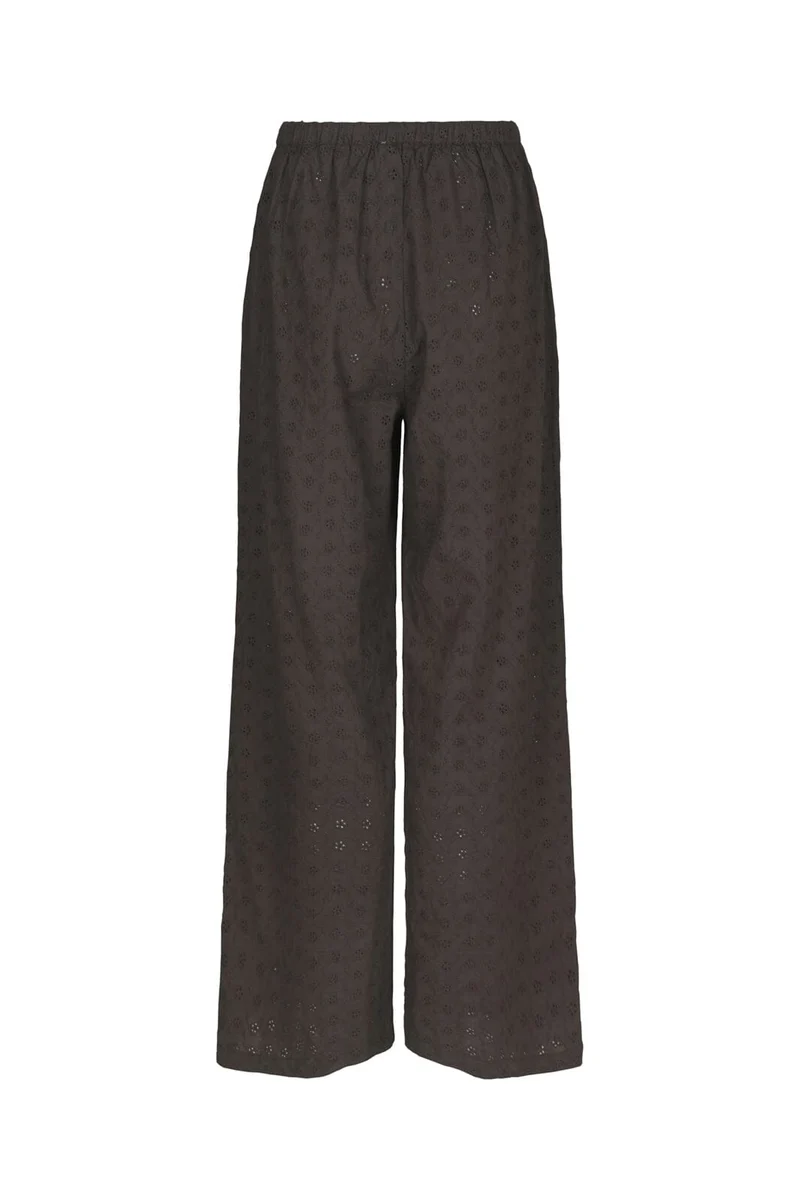Neo Noir - Emmey Emb Pants 169504 - 676 - Dark Brown