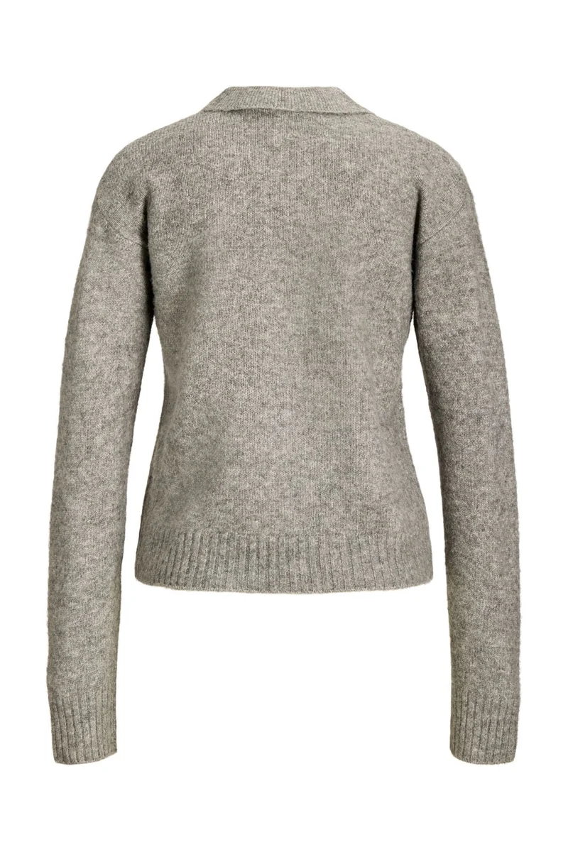 Jjxx - Jxcatalina Diverse Polo Knit - 5126975 Medium Grey Melange