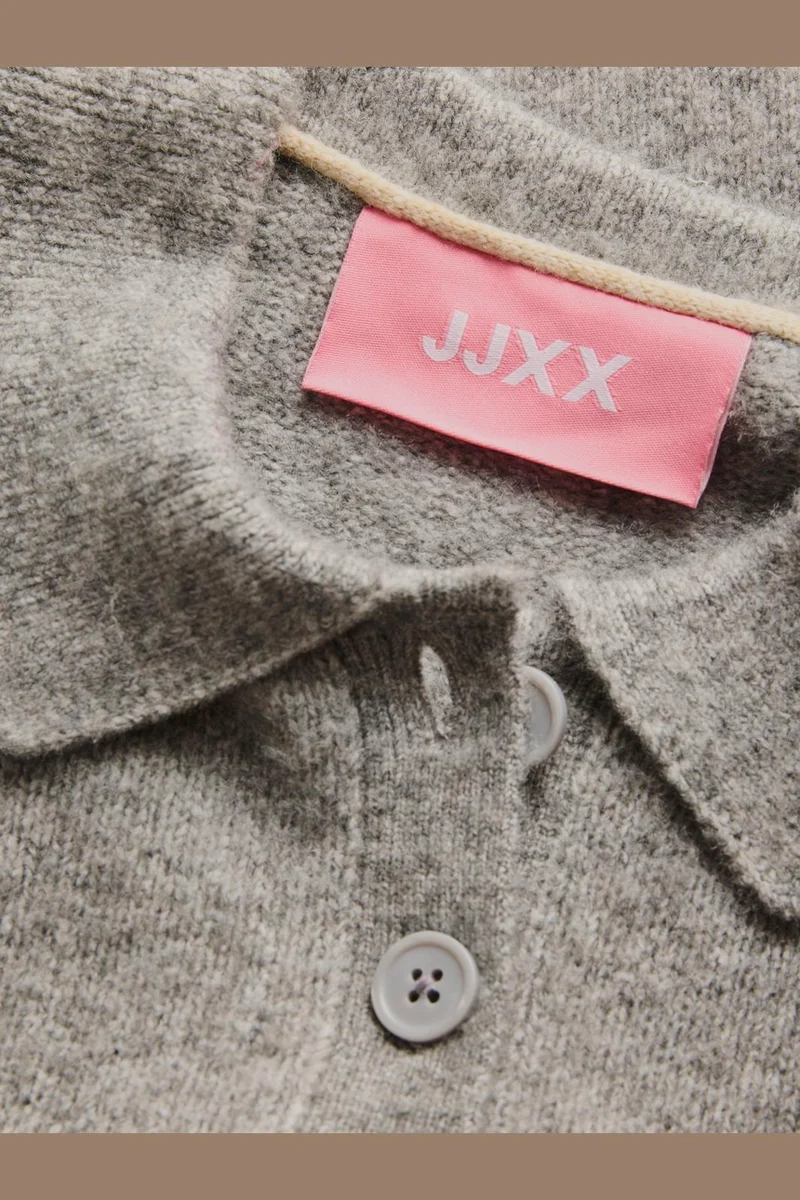Jjxx - Jxcatalina Diverse Polo Knit - 5126975 Medium Grey Melange