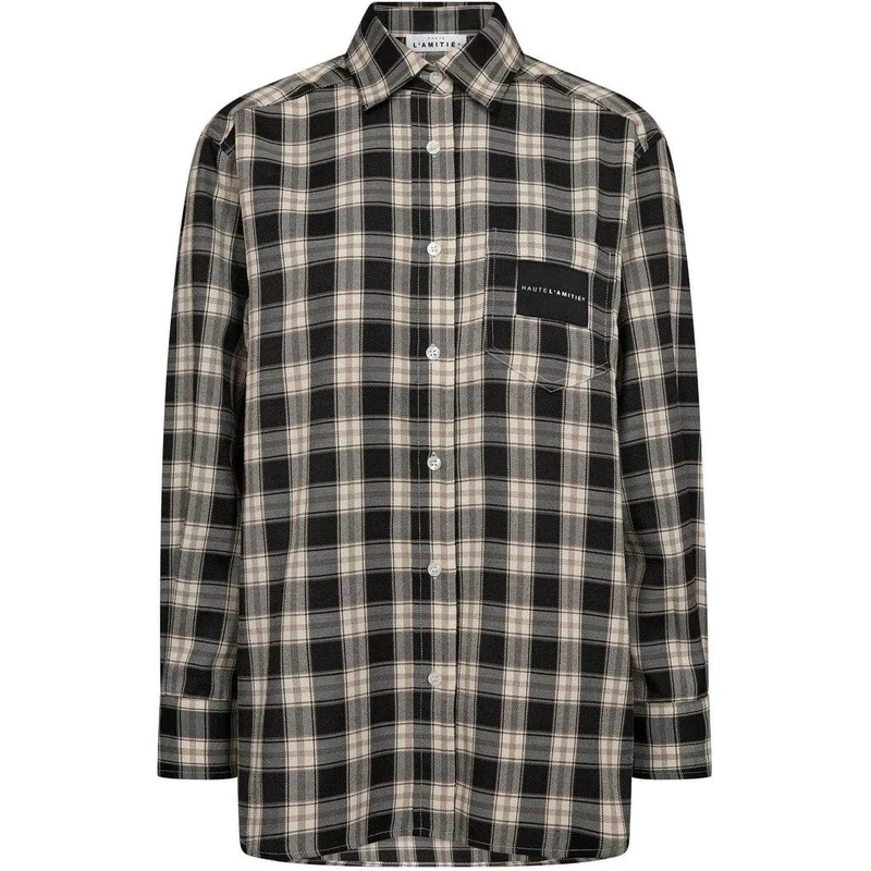 Haute L'Amitié - Haute Check Shirt HL10645 - Mocca Check