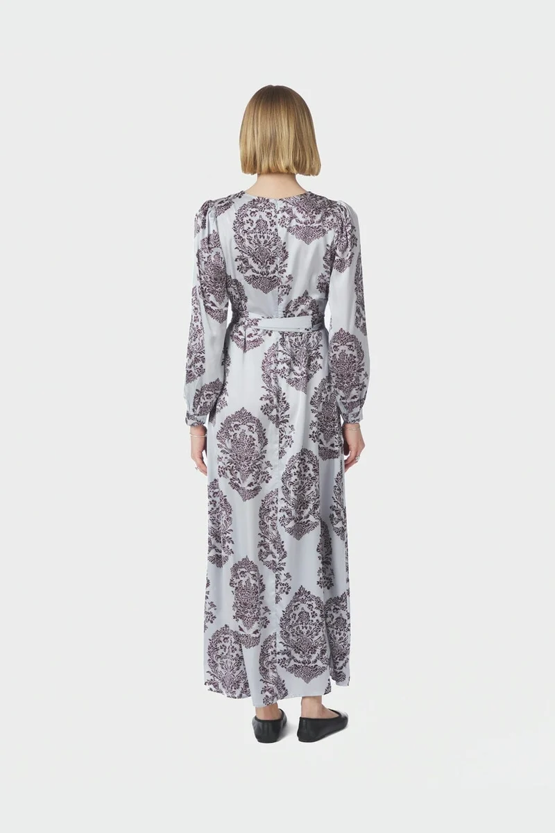 Neo Noir - Bretti Deco Drop Dress 170132 - 145 - Light Blue