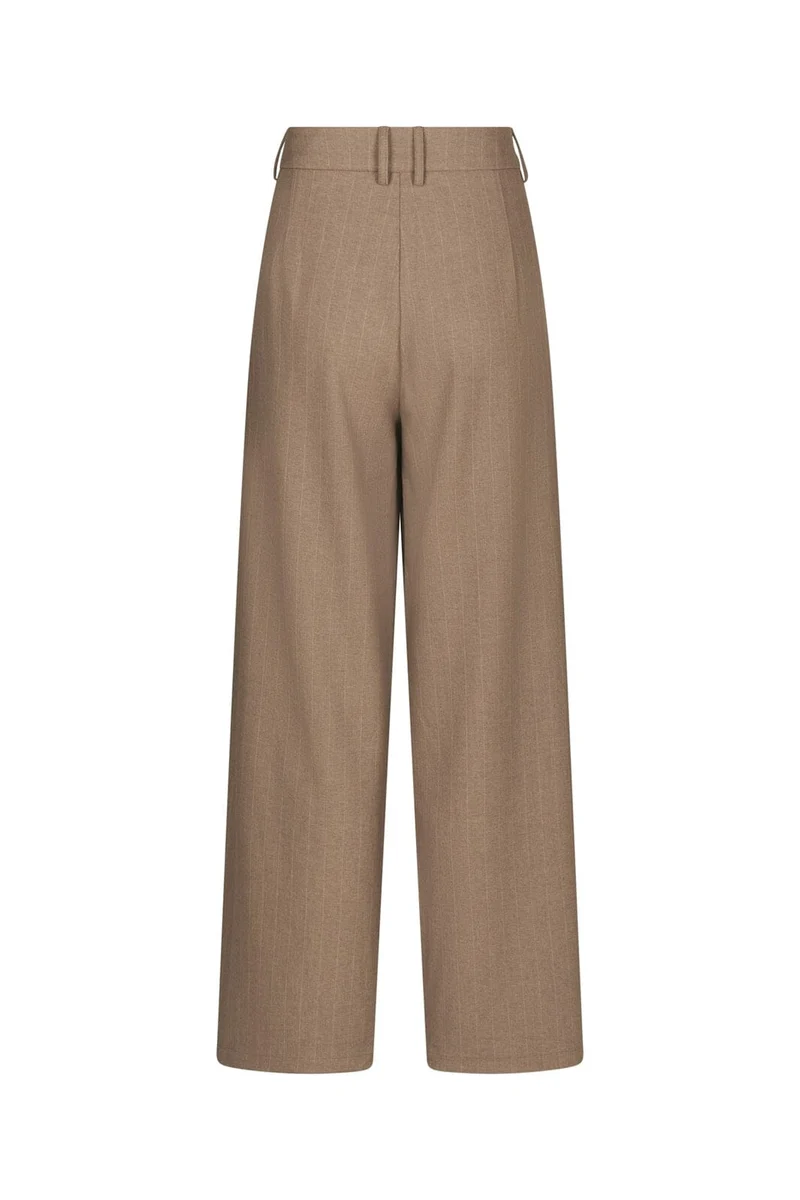 Neo Noir - Essiall Pinstripe Pants 170084 - 214 - Taupe