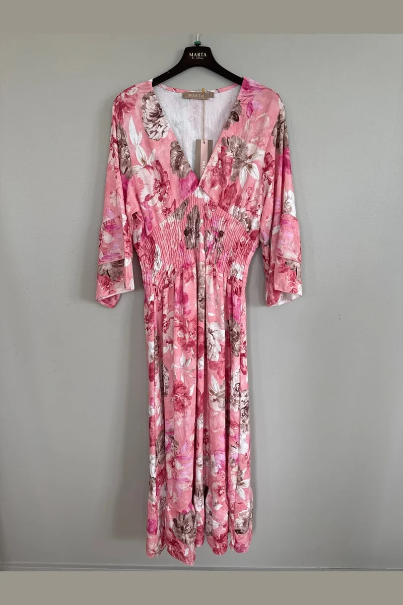 Marta Du Chateau - Mdcpetronella Dress 5234 - Rose1392tpa